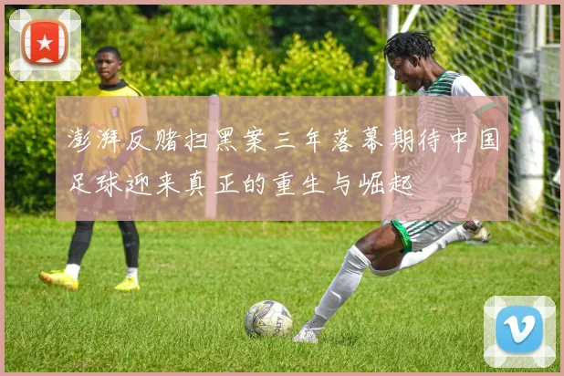 澎湃反赌扫黑案三年落幕期待中国足球迎来真正的重生与崛起